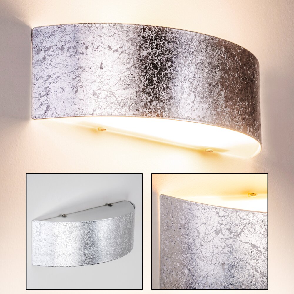 Lesina Wandleuchte Silber, 2-flammig main product photo