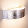 Lesina Wandleuchte Silber, 2-flammig
