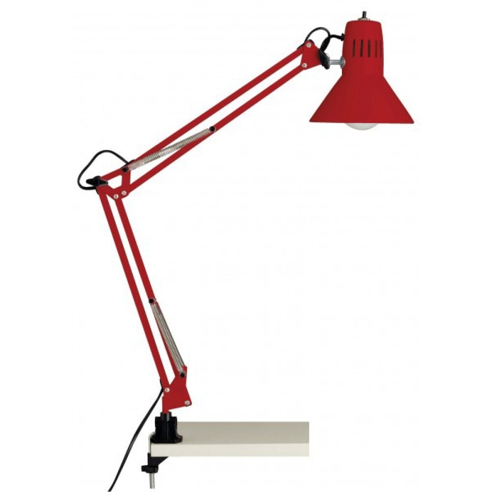 Brilliant Hobby Schreibtischklemmleuchte Rot, 1-flammig main product photo