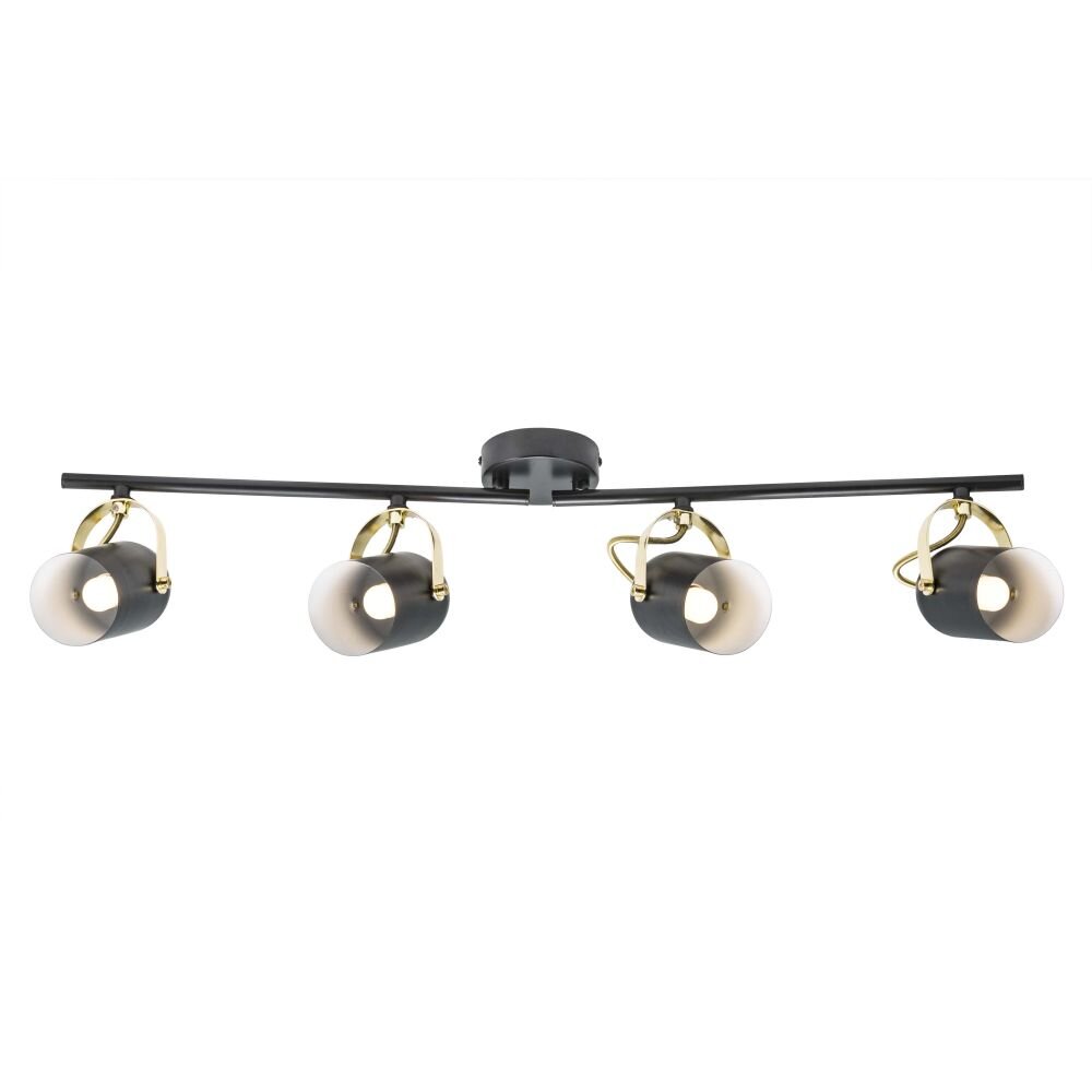 Nordlux LOTUS Deckenspot Messing, Schwarz, 4-flammig main product photo