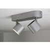 Philips STAR Aufbauspot LED Aluminium, Edelstahl, 2-flammig