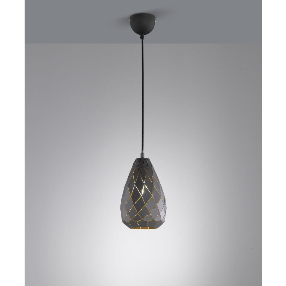 Trio Leuchten ONYX Pendelleuchte Anthrazit, 1-flammig main product photo