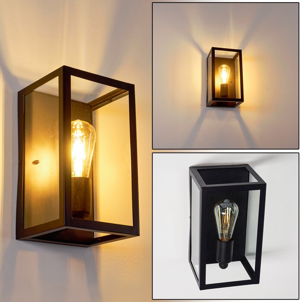 Moatize Wandleuchte Schwarz, 1-flammig main product photo
