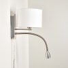 Wiby Wandleuchte LED Nickel-Matt, 2-flammig