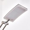 Lasona Deckenfluter LED Braun, Silber, 2-flammig