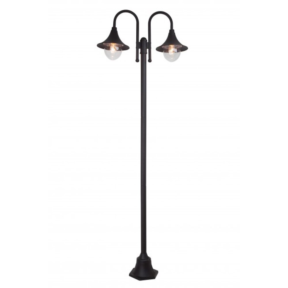 Brilliant Berna Außenstandleuchte Schwarz, 2-flammig main product photo