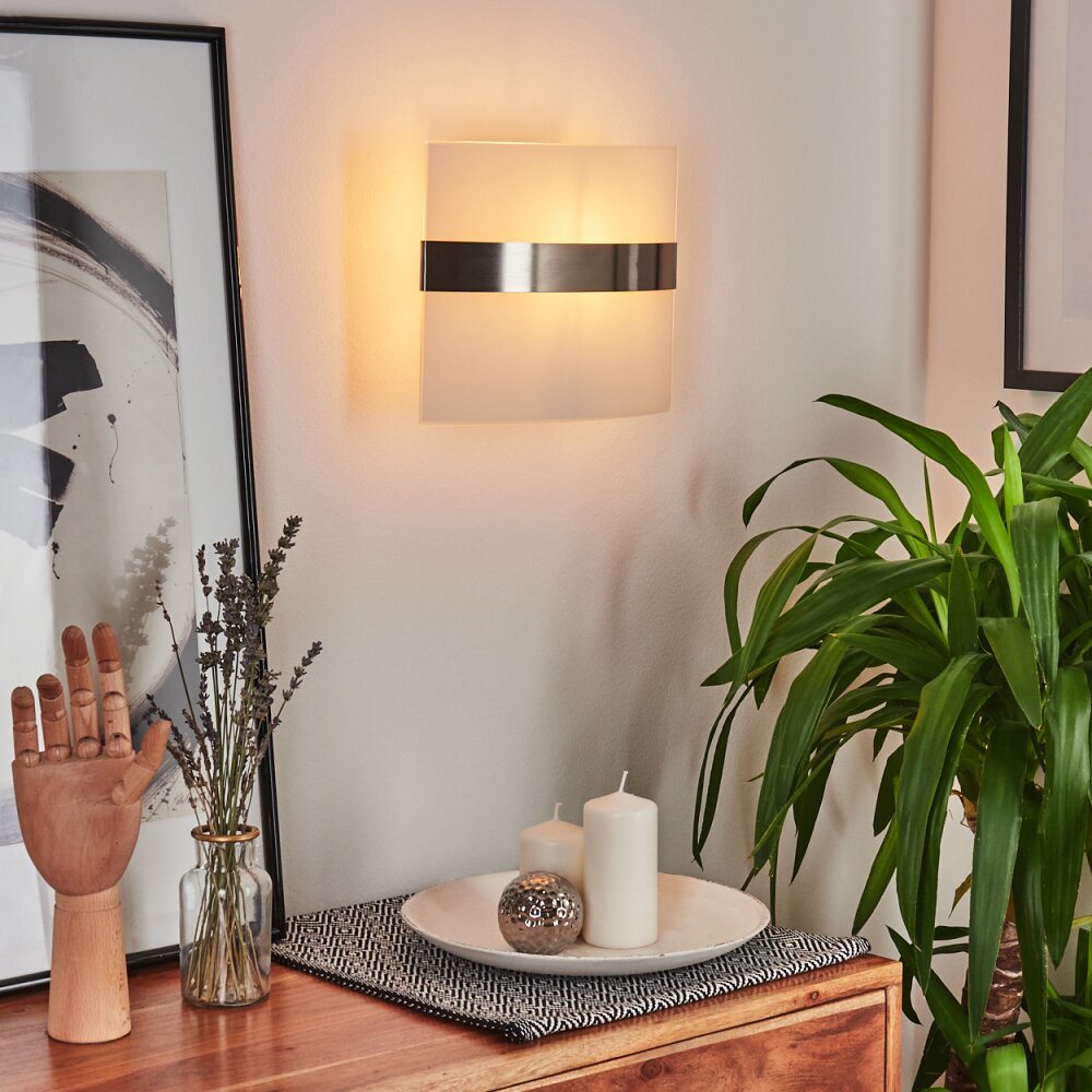 Wandlampe Avellino Chrom, Chrom gebürstet, 1-flammig main product photo