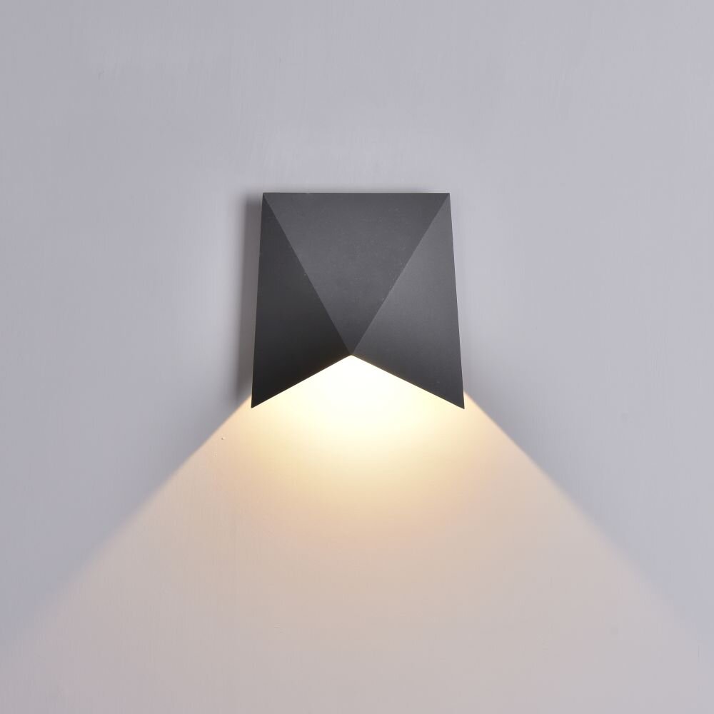 Mantra TRIAX Außenwandleuchte LED Grau, 1-flammig main product photo