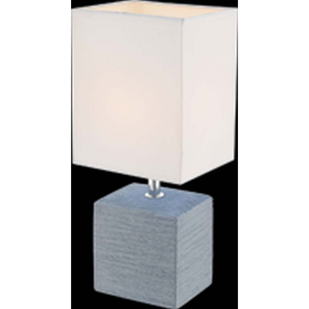 Globo GERI Tischleuchte Grau, 1-flammig main product photo