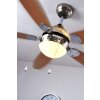 Globo AZURA Ventilator Nickel-Matt, 1-flammig