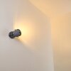 Butikon Wandleuchte Grau, 1-flammig