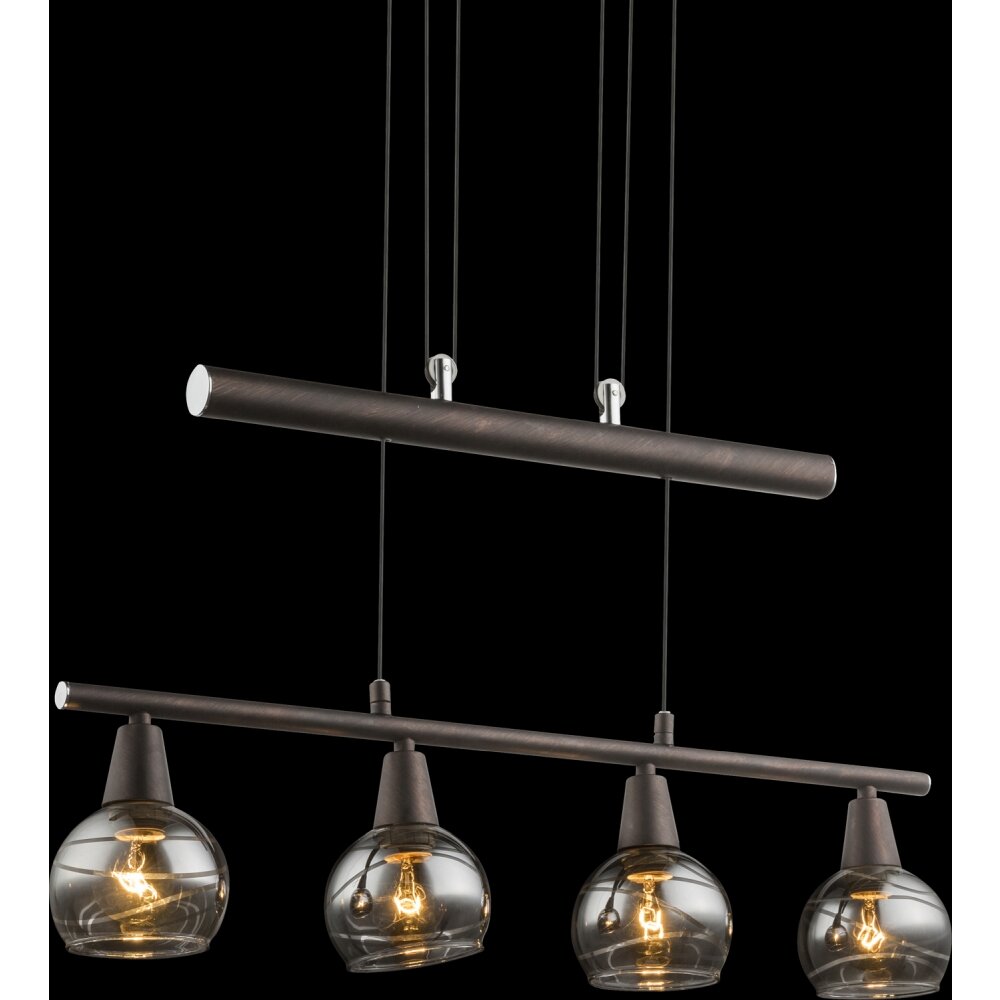Globo Isla Hängeleuchte LED Bronze, 4-flammig main product photo