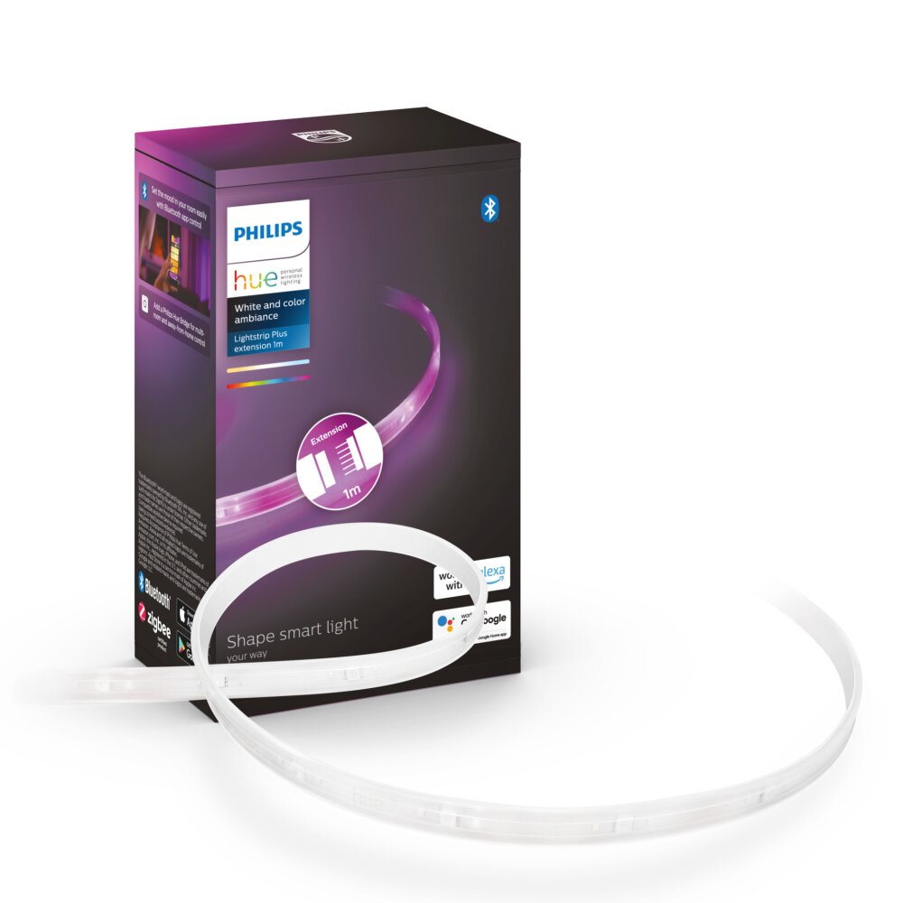 Philips Hue Ambiance White & Color Lightstrip Plus Erweiterungs-Set LED, 1-flammig, Farbwechsler main product photo