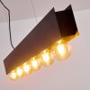 Fria Pendelleuchte Schwarz, 6-flammig