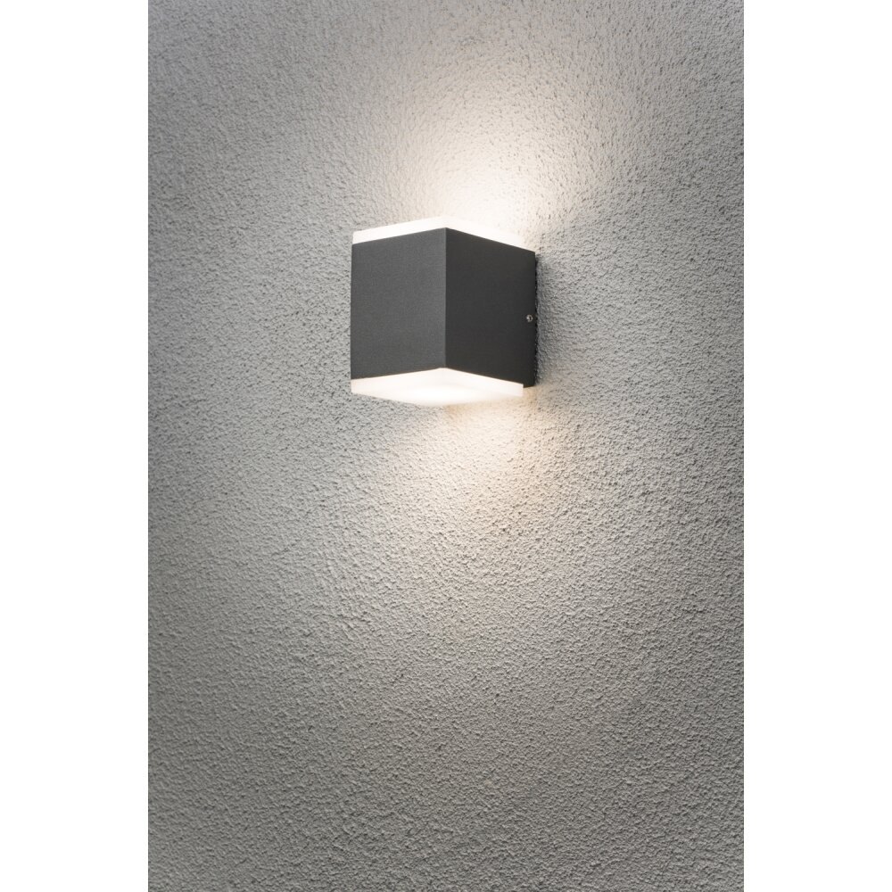 Konstsmide Monza Außenwandleuchte LED Anthrazit, 2-flammig main product photo