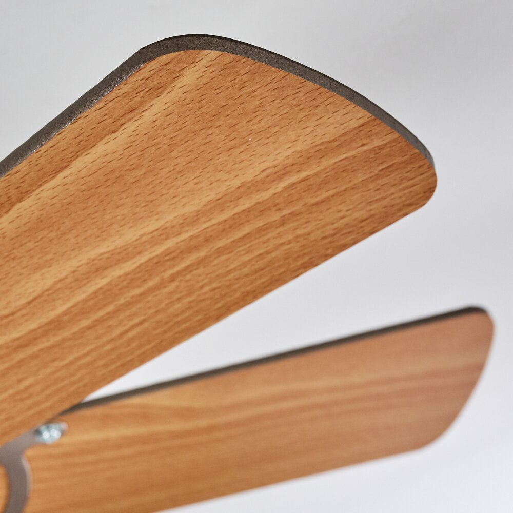 Trillo Deckenventilator Nickel-Matt, 1-flammig