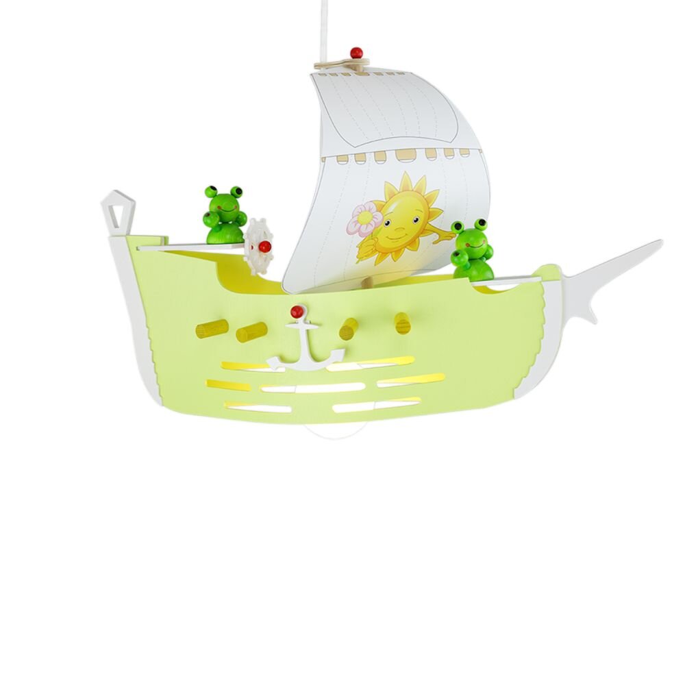 Elobra FRÖSCHEN Pendelleuchte Grün, 1-flammig main product photo
