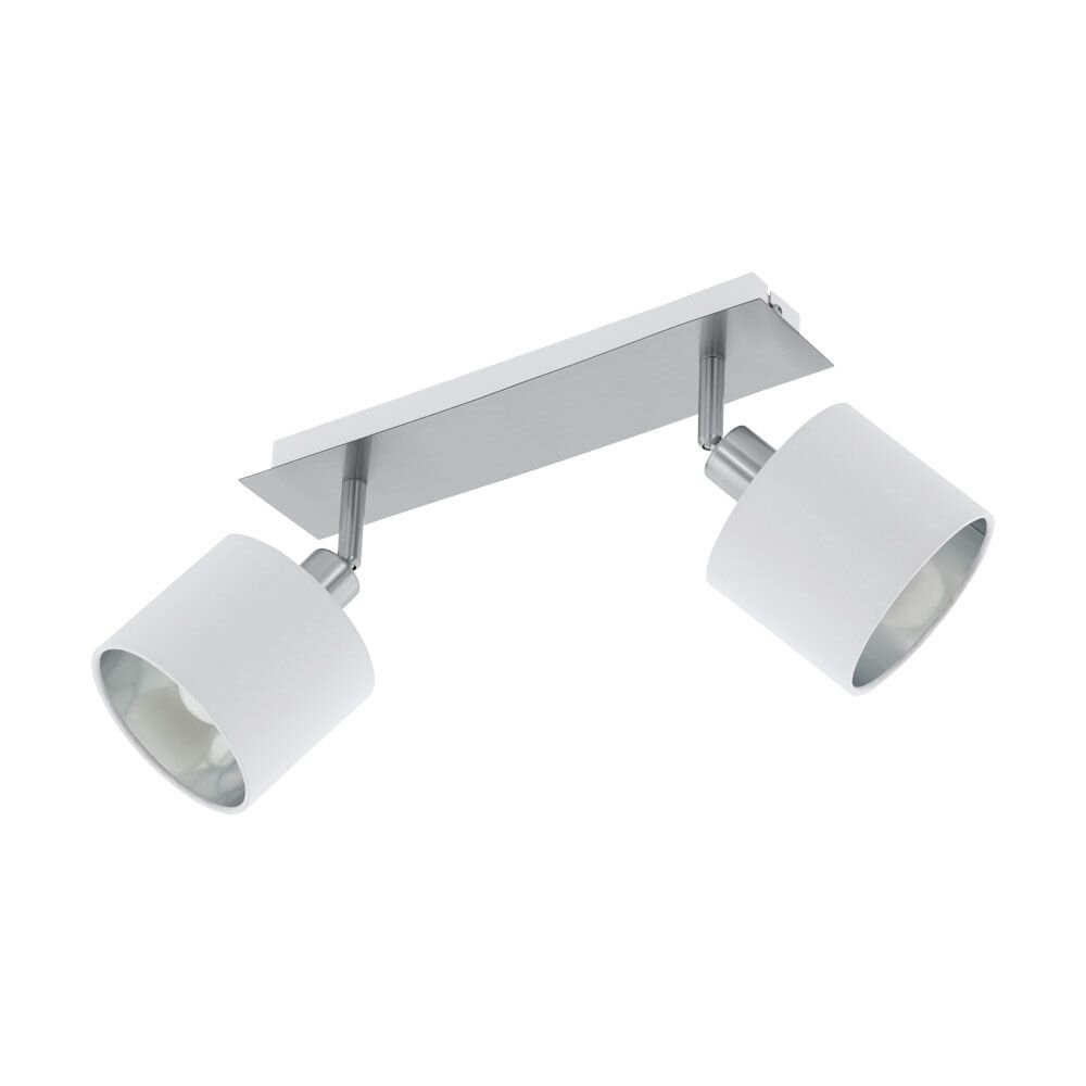 Eglo VALBIANO Spot Nickel-Matt, Weiß, 2-flammig main product photo