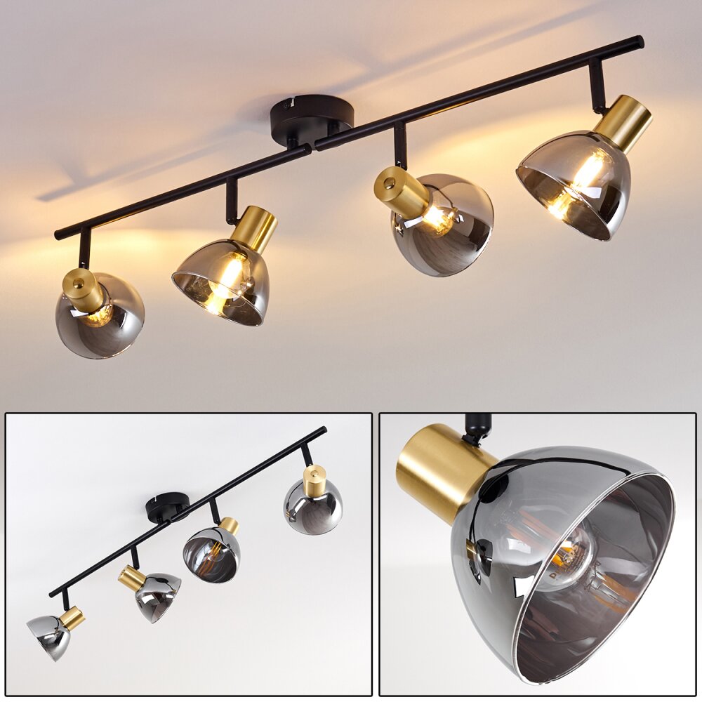 Mariefred Deckenleuchte Schwarz, 4-flammig main product photo