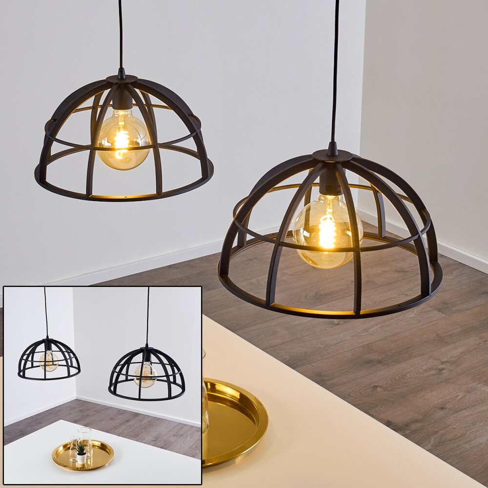 Ballarat Pendelleuchte Schwarz, 2-flammig main product photo