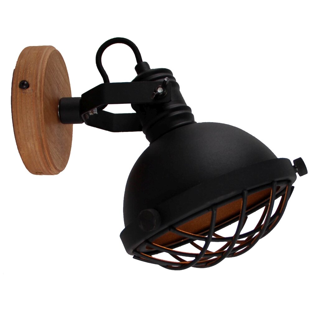Brilliant Emma Wandspot Braun, Schwarz, 1-flammig main product photo