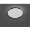 Leuchten Direkt SKYLER Deckenleuchte LED Stahl gebürstet, Weiß, 1-flammig, Fernbedienung, Farbwechsler