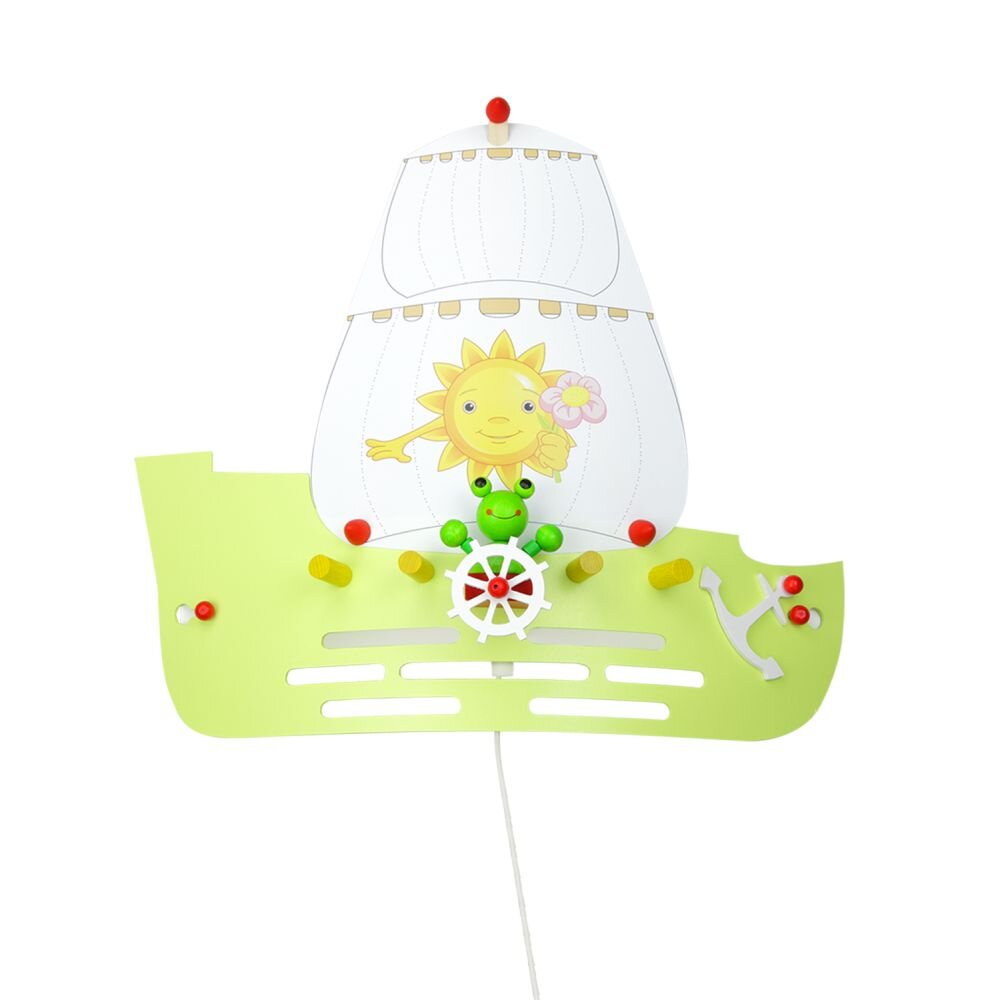 Elobra FROSCH Wandleuchte Grün, 1-flammig main product photo