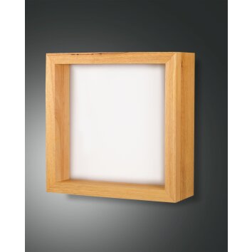 Fabas Luce Window Wandleuchte LED Braun, 1-flammig