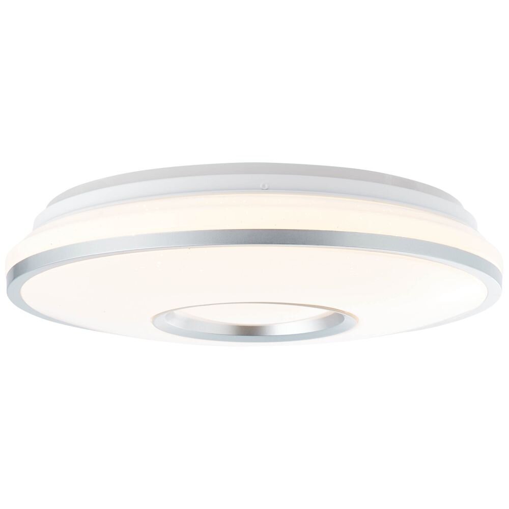 Brilliant Visitation Deckenleuchte LED Silber, 1-flammig, Fernbedienung, Farbwechsler main product photo