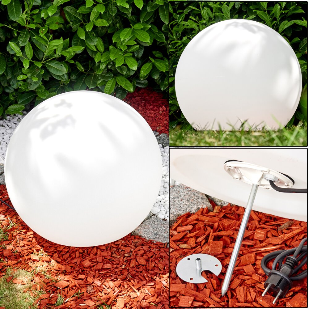 Arslev Kugelleuchte Weiß, 1-flammig main product photo