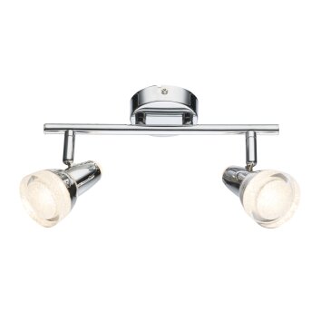 Globo Alaska Deckenstrahler LED Chrom, 2-flammig Globo Alaska Deckenstrahler LED Chrom, 2-flammig
