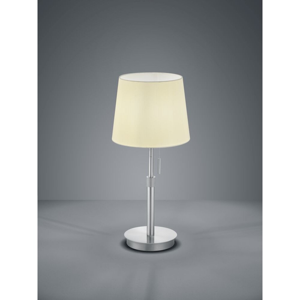 Trio Leuchten LYON Tischleuchte Nickel-Matt, 1-flammig main product photo