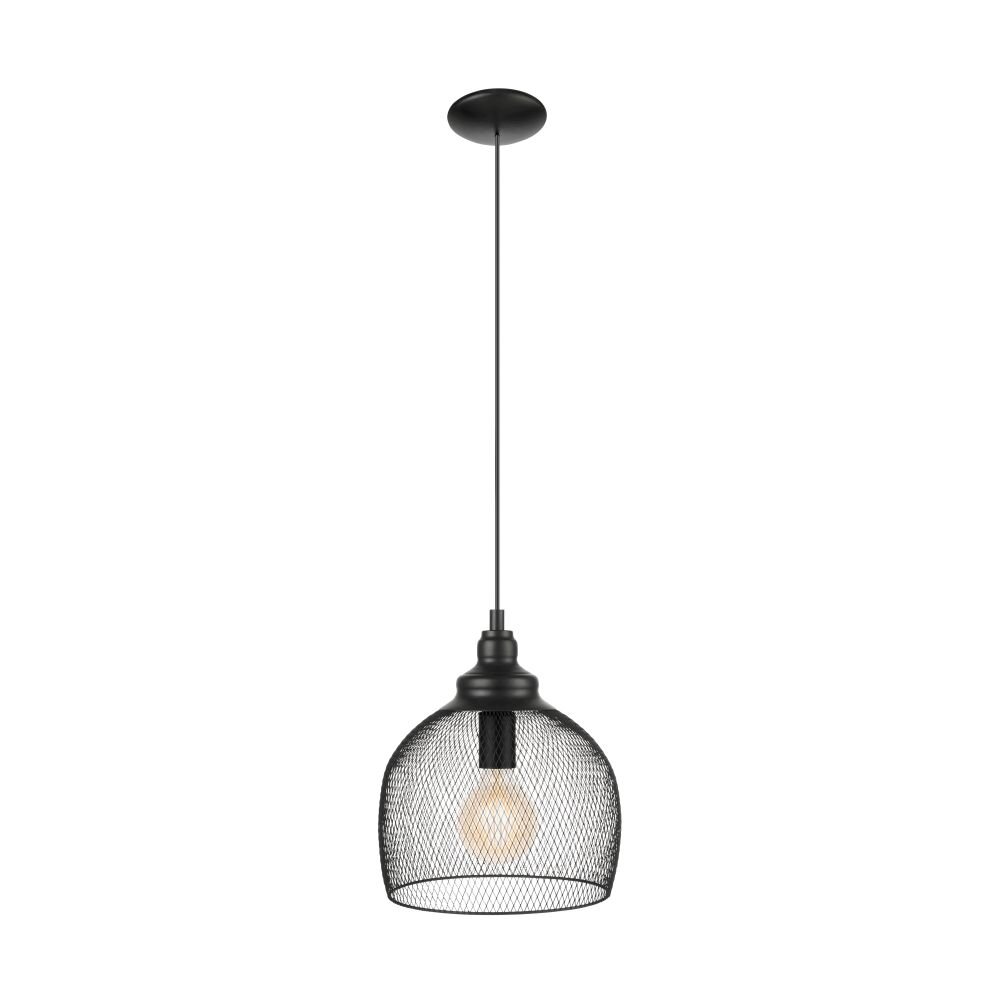 Eglo STRAITON Hängeleuchte Schwarz, 1-flammig main product photo