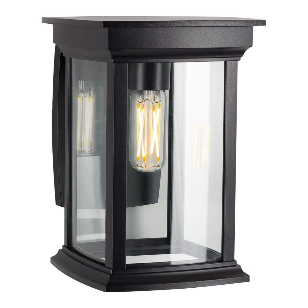 KS Verlichting Carlton Außenwandleuchte Schwarz, 1-flammig main product photo