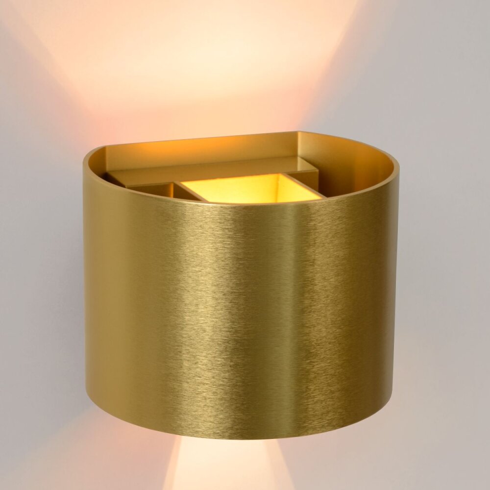 Lucide XIO Wandstrahler Gold, 1-flammig main product photo