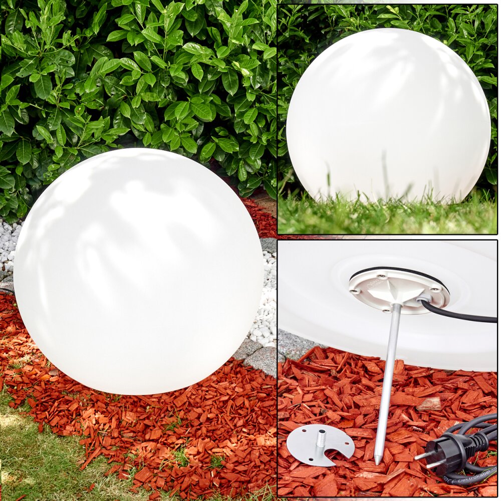 Arslev Kugelleuchte Weiß, 1-flammig main product photo