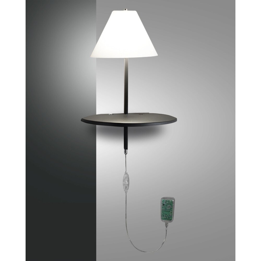 Fabas Luce Goodnight Wandleuchte LED Anthrazit, 1-flammig main product photo