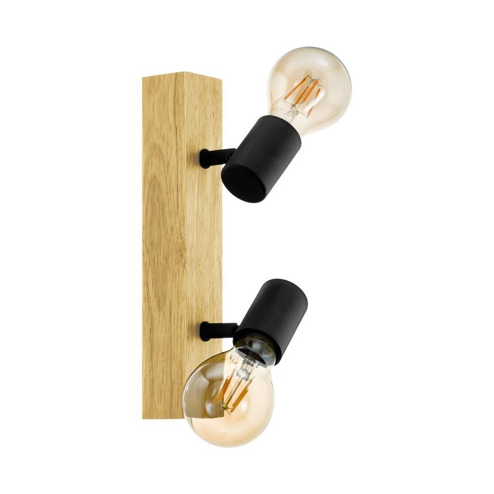 EGLO TOWNSHEND Deckenspot Braun, Schwarz, 2-flammig main product photo