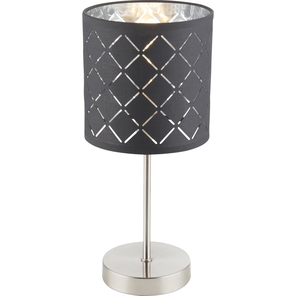 Globo Kidal Tischleuchte Nickel-Matt, 1-flammig main product photo