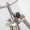 Maloy Stehleuchte Chrom, Nickel-Matt, 1-flammig