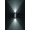 Philips Buxus Außenwandleuchte LED Edelstahl, 2-flammig