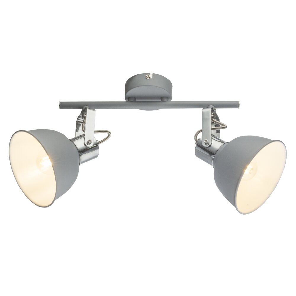 Globo Gerda Deckenstrahler Grau, 2-flammig main product photo