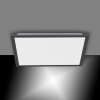 Leuchten Direkt FLAT Deckenpanel LED Schwarz, 1-flammig, Fernbedienung