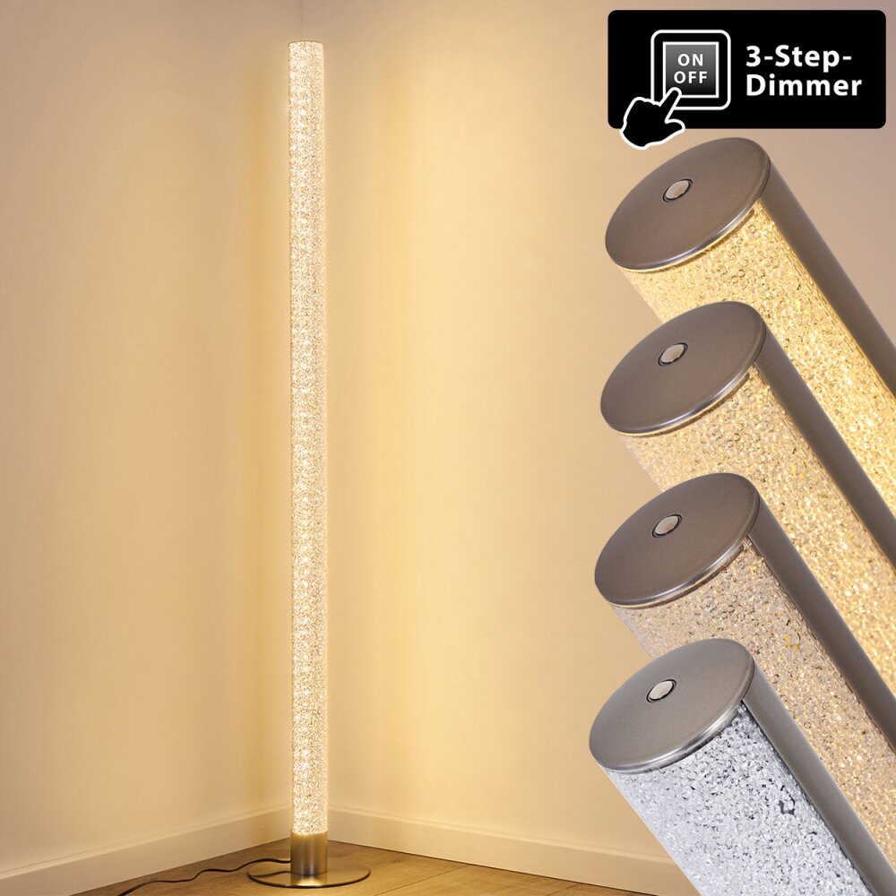 Pipe Stehleuchte LED Nickel-Matt, 1-flammig main product photo