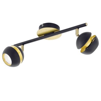 Eglo NOCITO Deckenspot LED Gold, Schwarz, 2-flammig