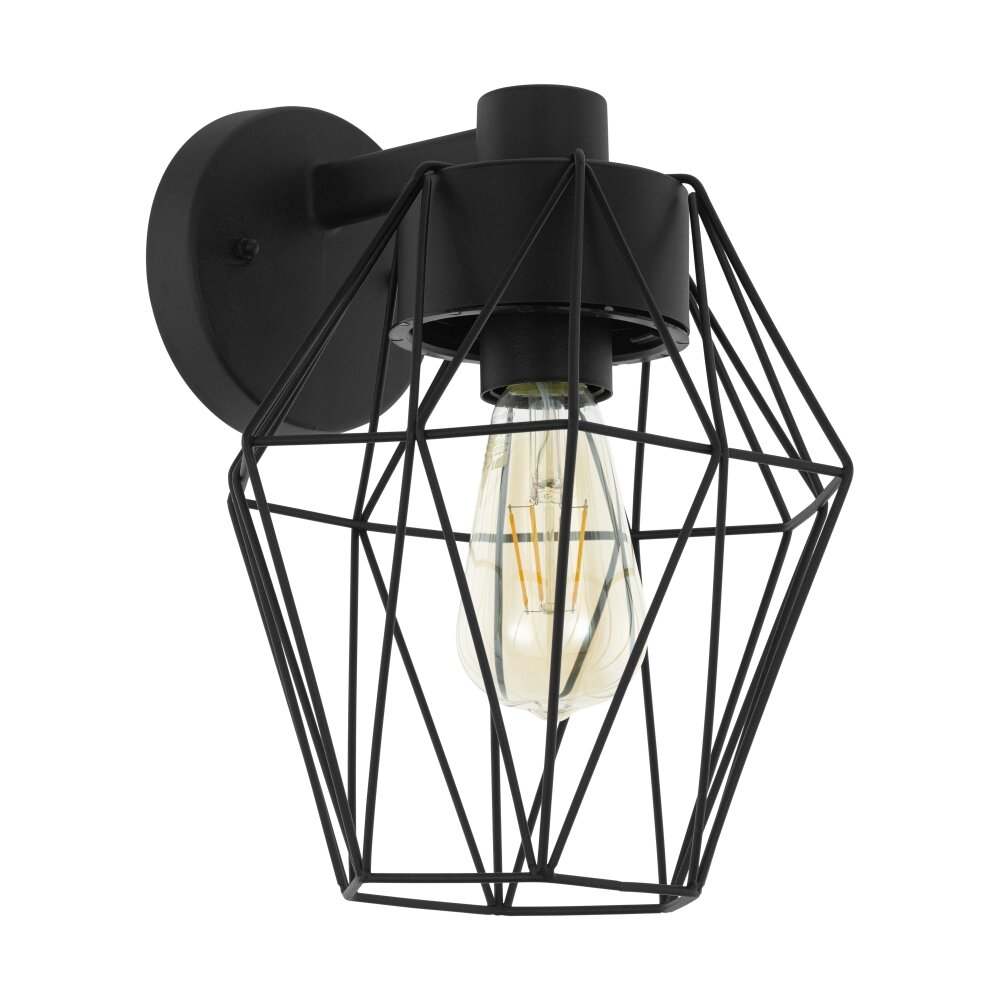 Eglo CANOVE Außenwandleuchte Schwarz, 1-flammig main product photo