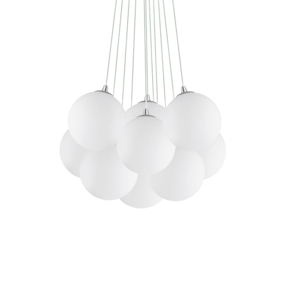 Ideal Lux MAPA Hängeleuchte Chrom, 11-flammig main product photo
