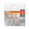 Osram LED 3er Set E14 4 Watt 4000 Kelvin 470 Lumen