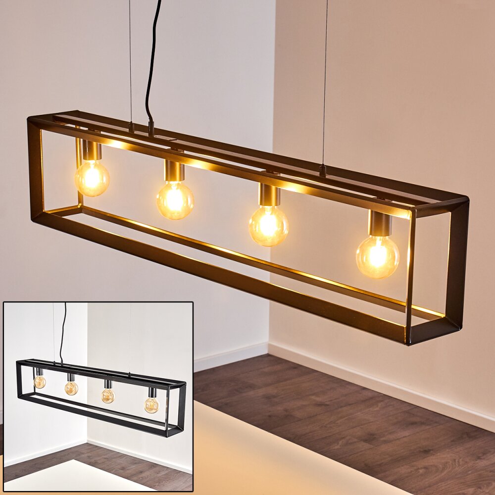 Traryd Pendelleuchte Schwarz, 4-flammig main product photo