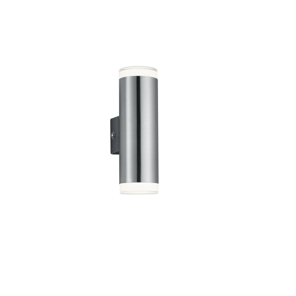 Reality ARACATI Außenwandleuchte LED Nickel-Matt, 2-flammig